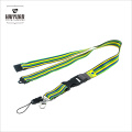 Factory Direct Supply Polyester Sublimation Lanyard mit Handy-Clip